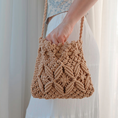Nordic Peace Ana Macramé Crossbody Bag