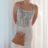 Nordic Peace Ana Macramé Crossbody Bag, view 2
