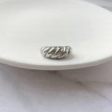 Nordic Peace Aud Twisted Minimalist Rings, view 6