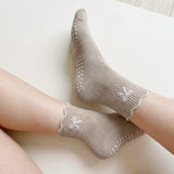 Nordic Peace Audrey Bow Grip Socks Pack, view 3