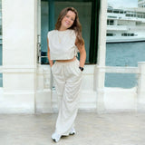 Nordic Peace Millie 2 Pcs Women's Linen Matching Set, view 5