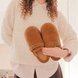 Nordic Peace Ava Fuzzy Platform Slippers, view 4