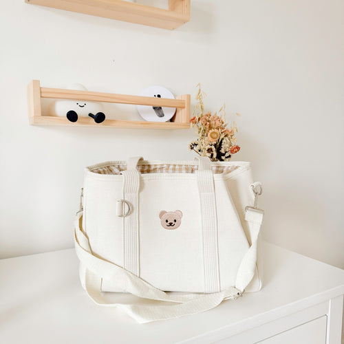 Nordic Peace Baby Bear Diaper Tote Bag