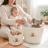 Nordic Peace Baby Bear Storage Basket, view 2