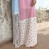 Nordic Peace Belle Flower Patchwork Dress, view 4
