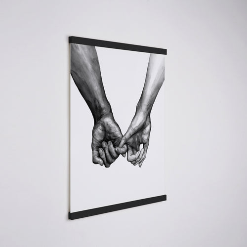 Nordic Peace Black Magnetic Frame