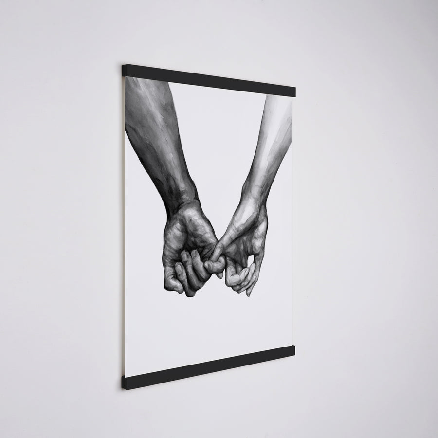 Nordic Peace Black Magnetic Frame