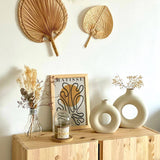 Nordic Peace Bloom Handmade Ceramic Vase, view 2