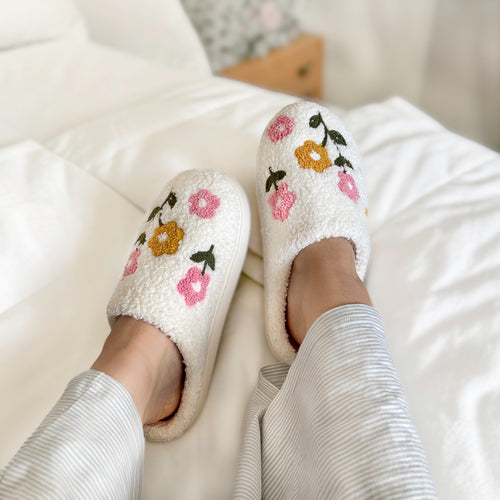 Nordic Peace Blossom Cozy Slippers