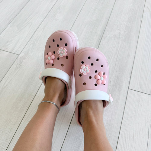 Nordic Peace Blossom Platform Sandals