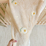 Nordic Peace Blossom Plush Baby Blanket, view 2