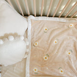 Nordic Peace Blossom Plush Baby Blanket, view 3