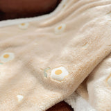 Nordic Peace Blossom Plush Baby Blanket, view 4