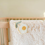 Nordic Peace Blossom Plush Baby Blanket, view 6