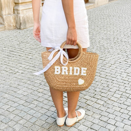 Nordic Peace Bride Woven Tote Bag