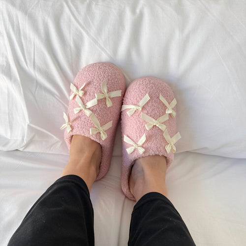 Nordic Peace Celeste Bow Slippers