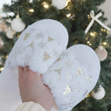 Nordic Peace Christmas Glow Plush Slippers, view 5