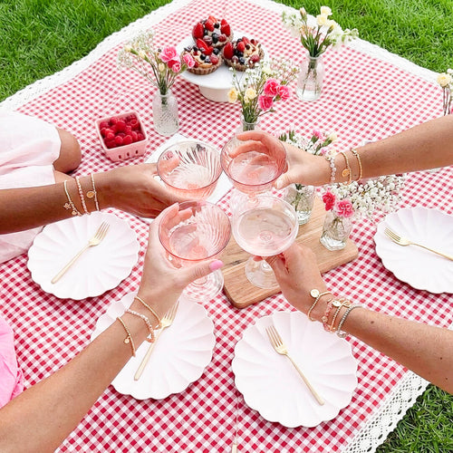 Nordic Peace Classic Gingham Picnic Blanket
