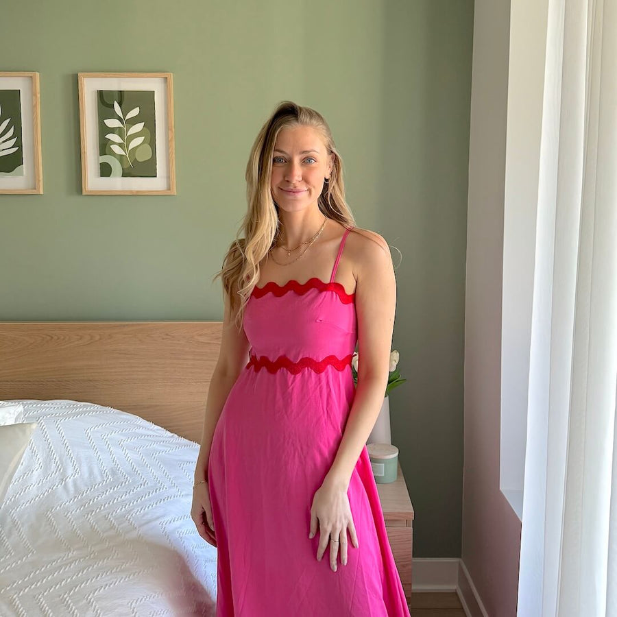 Nordic Peace Coastal Maxi Summer Dress