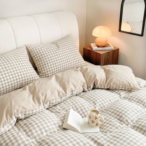 Nordic Peace Cozy Gingham Bedding Set