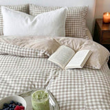Nordic Peace Cozy Gingham Bedding Set, view 4
