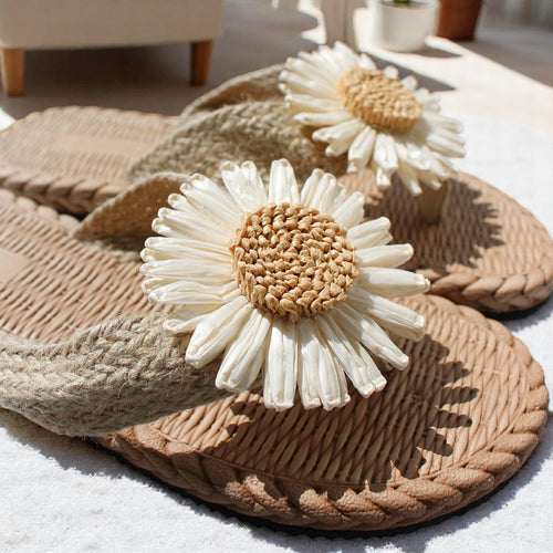 Nordic Peace Daisy Charm Sandals