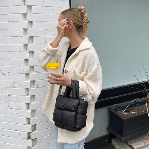 Nordic Peace Elia Quilted Mini Puffer Tote Bag