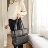 Nordic Peace Elia Quilted Puffer Tote Bag, view 4