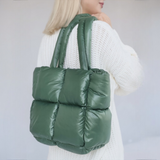 Nordic Peace Elia Quilted Puffer Tote Bag, view 5