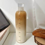 Nordic Peace Elia Transparent Water Bottle With Time Marker, view 3