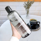 Nordic Peace Elia Transparent Water Bottle With Time Marker, view 6