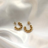 Nordic Peace Elie Minimalist Earrings, view 4
