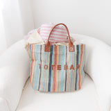 Nordic Peace Elise Striped Tote Bag, view 2