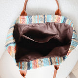 Nordic Peace Elise Striped Tote Bag, view 6