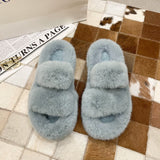 Nordic Peace Ella Faux Fur Women's Slides Sandals, view 5