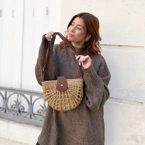 Nordic Peace Ella Woven Crossbody Bag