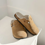 Nordic Peace Elle Suede Clogs, view 4