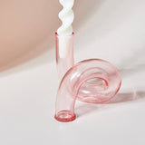 Nordic Peace Ema Twist Glass Candle Holders, view 3
