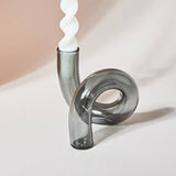 Nordic Peace Ema Twist Glass Candle Holders, view 4