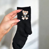 Nordic Peace Embroidered Bear Socks Pack, view 5