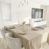 Nordic Peace Embroidered Daisy Tablecloth, view 2