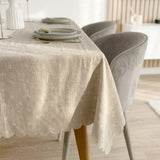 Nordic Peace Embroidered Daisy Tablecloth, view 4