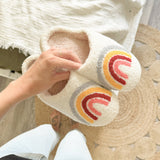 Nordic Peace Emma Rainbow Plush Slippers, view 2