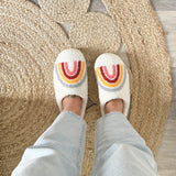 Nordic Peace Emma Rainbow Plush Slippers, view 6