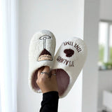 Nordic Peace Espresso Martini Plush Slippers, view 4