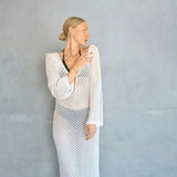 Nordic Peace Eva Swimsuit Knit Cover-Up Beach Dress, view 2