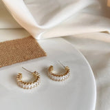 Nordic Peace Evie Hoop Earrings, view 5