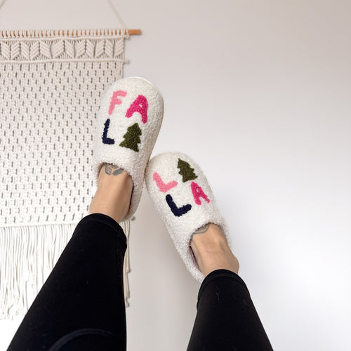 Nordic Peace Falalala Christmas Slippers