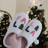 Nordic Peace Falalala Christmas Slippers, view 2