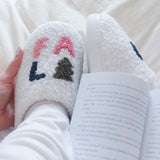 Nordic Peace Falalala Christmas Slippers, view 3